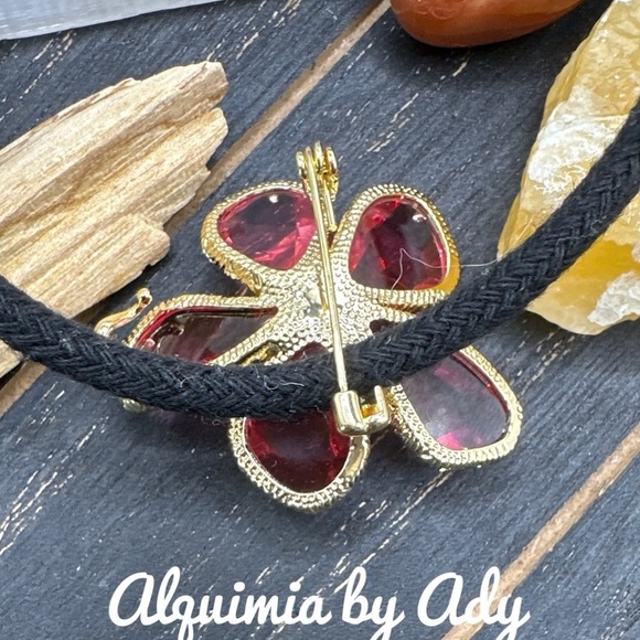 Alquimia Pink Butterfly Necklace Elegant Jewelry - Picture 3 of 4